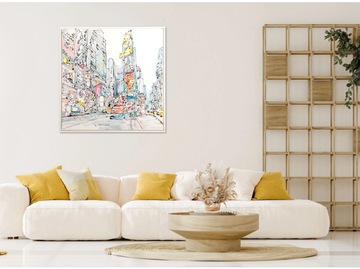 TIMES ALWAYS - Canvas Painting by NOVOCUADRO ART COMPANY - view 3